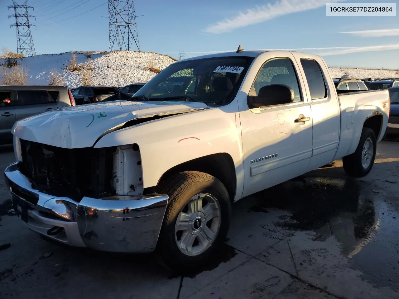 2013 Chevrolet Silverado K1500 Lt VIN: 1GCRKSE77DZ204864 Lot: 79927704