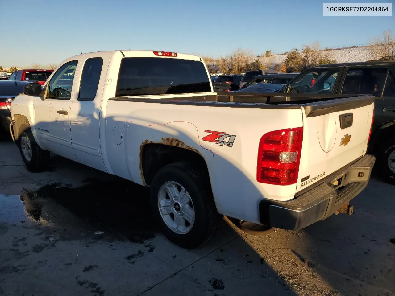 2013 Chevrolet Silverado K1500 Lt VIN: 1GCRKSE77DZ204864 Lot: 79927704