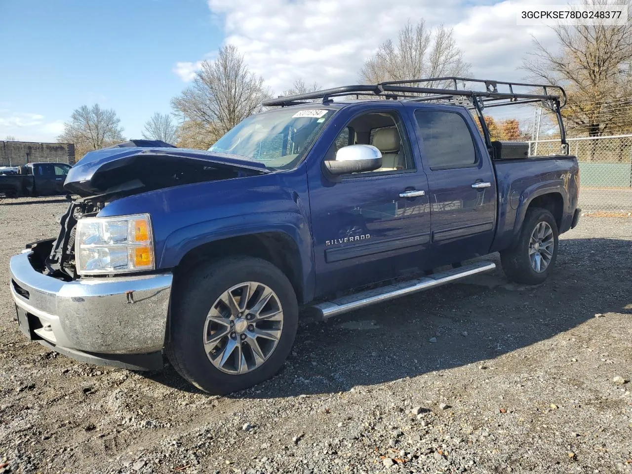 2013 Chevrolet Silverado K1500 Lt VIN: 3GCPKSE78DG248377 Lot: 80015754