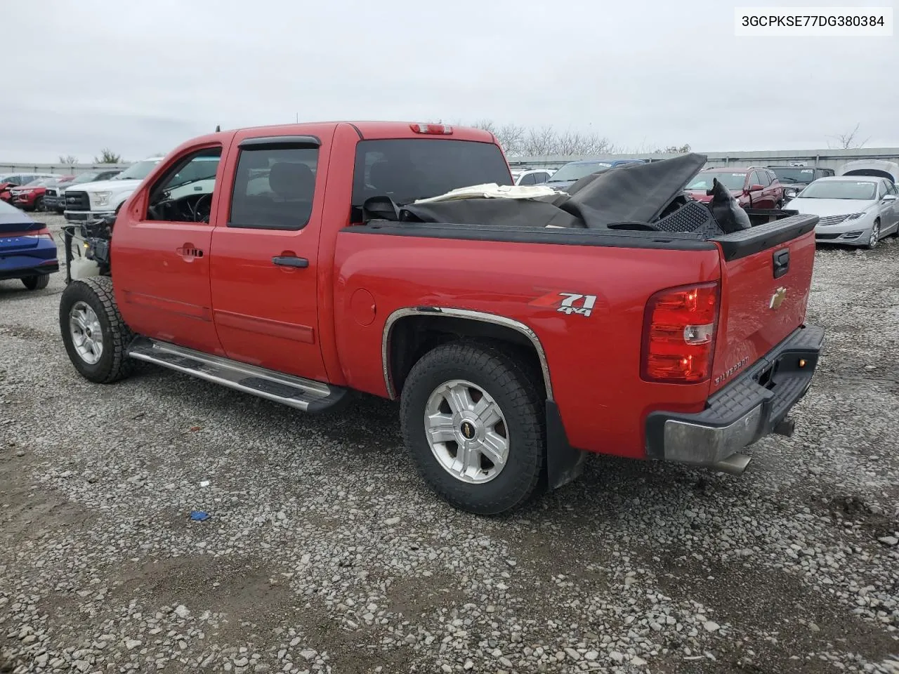 2013 Chevrolet Silverado K1500 Lt VIN: 3GCPKSE77DG380384 Lot: 80109104