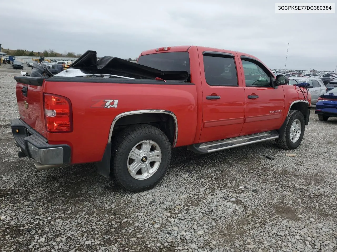 2013 Chevrolet Silverado K1500 Lt VIN: 3GCPKSE77DG380384 Lot: 80109104