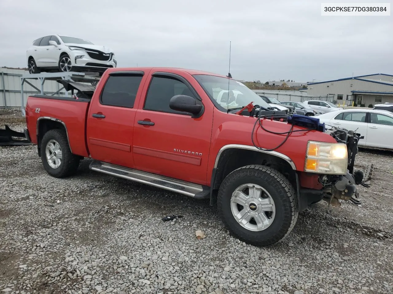 2013 Chevrolet Silverado K1500 Lt VIN: 3GCPKSE77DG380384 Lot: 80109104