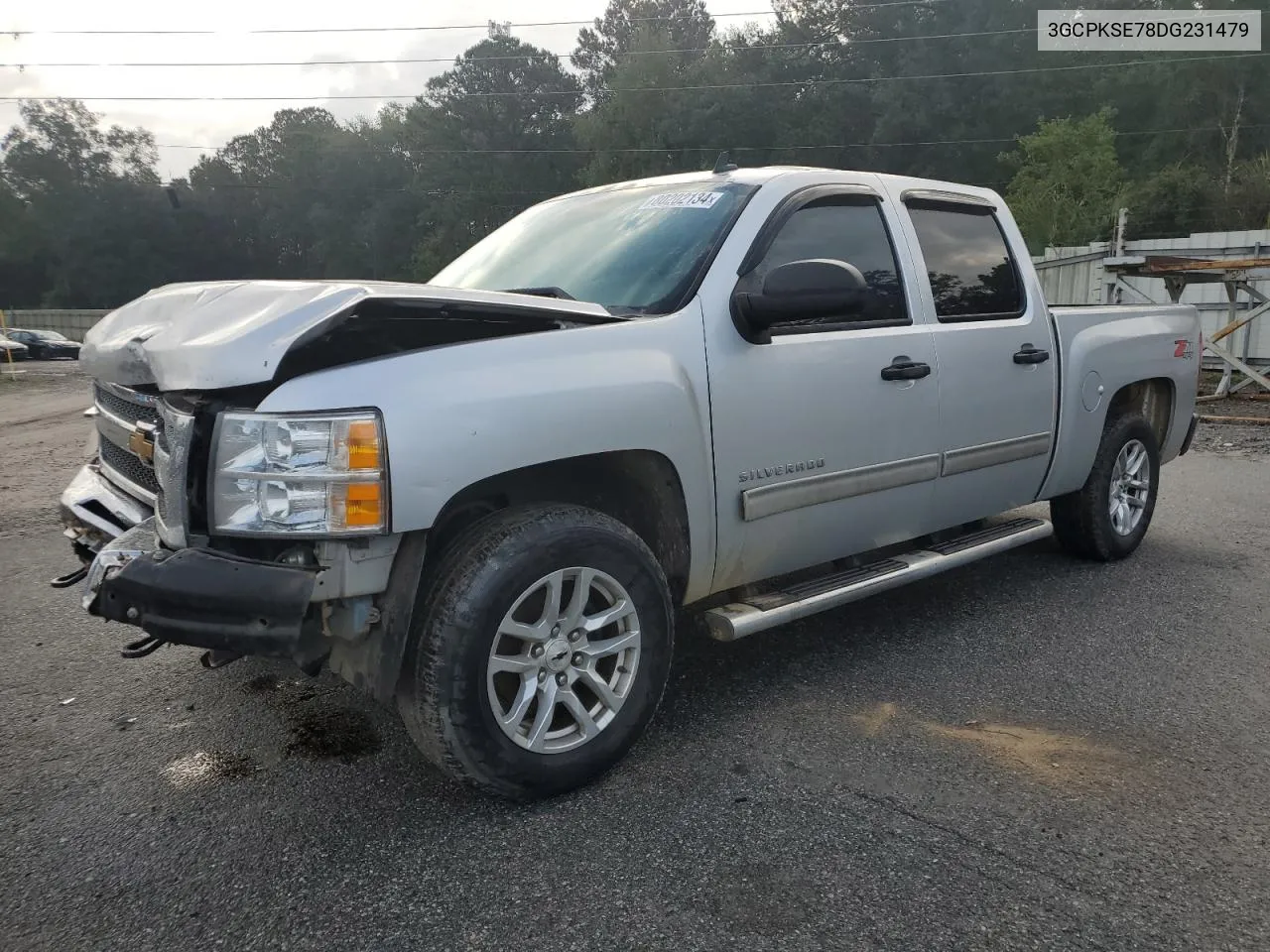 2013 Chevrolet Silverado K1500 Lt VIN: 3GCPKSE78DG231479 Lot: 80202134