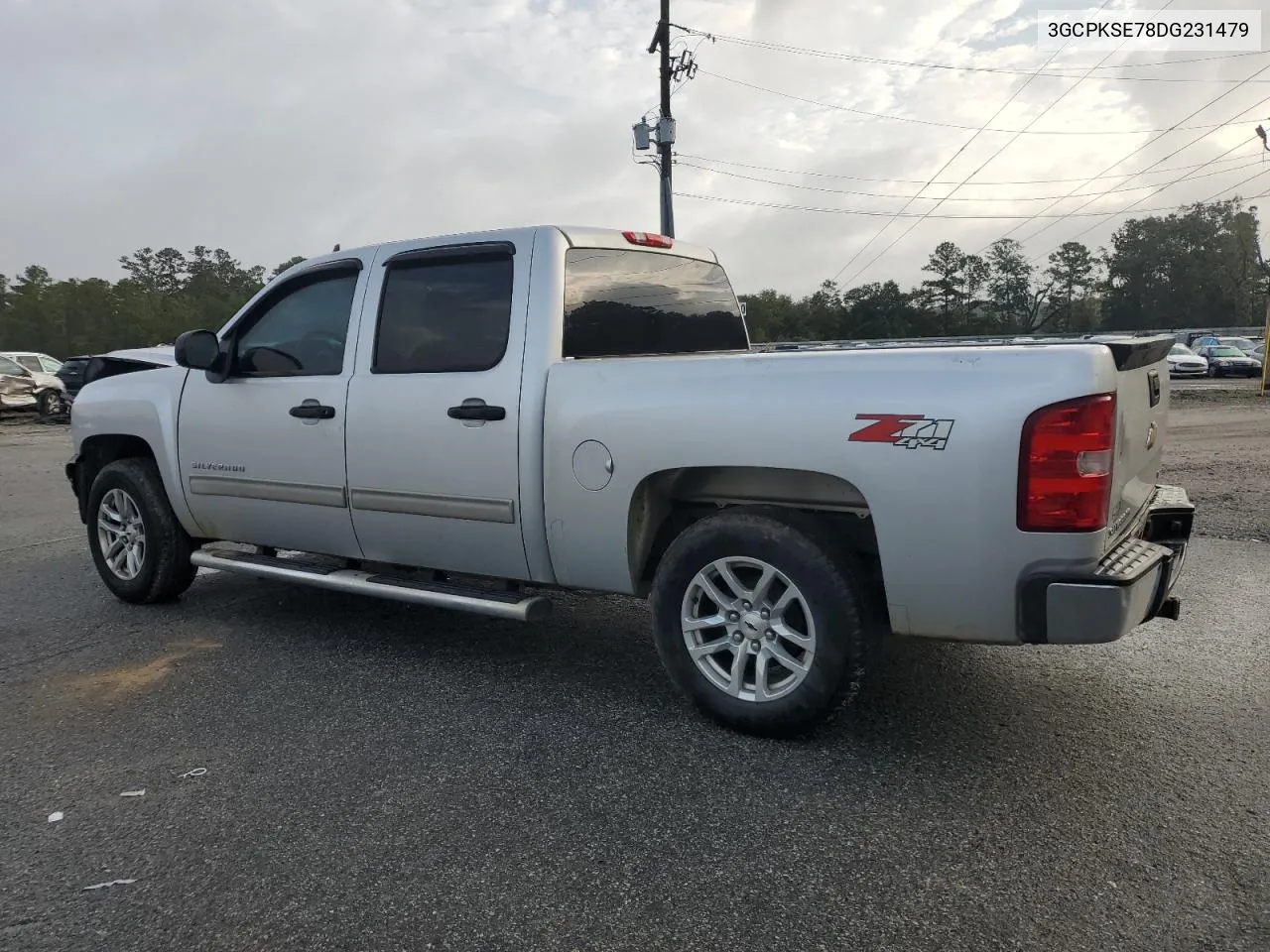 2013 Chevrolet Silverado K1500 Lt VIN: 3GCPKSE78DG231479 Lot: 80202134