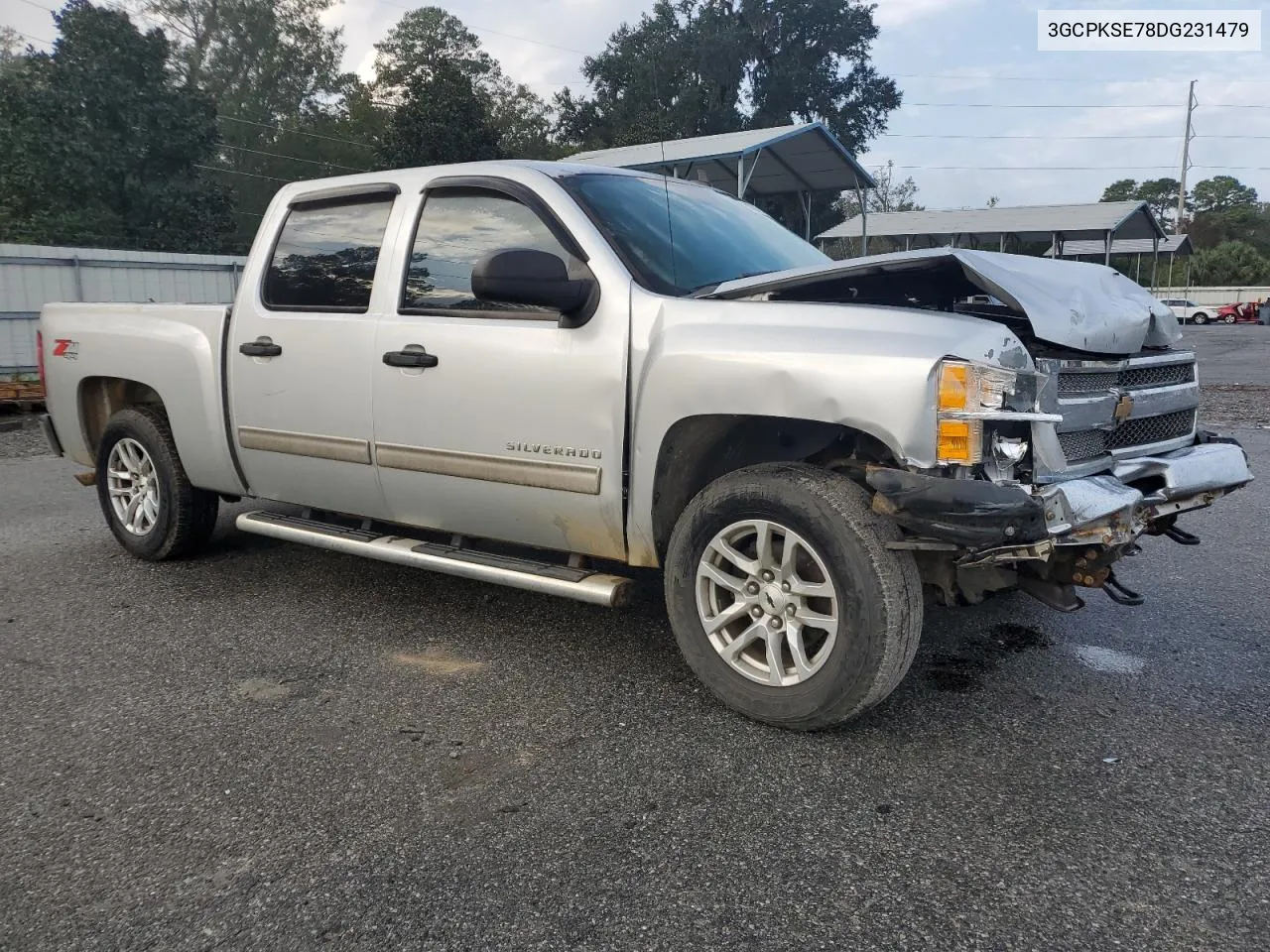 2013 Chevrolet Silverado K1500 Lt VIN: 3GCPKSE78DG231479 Lot: 80202134