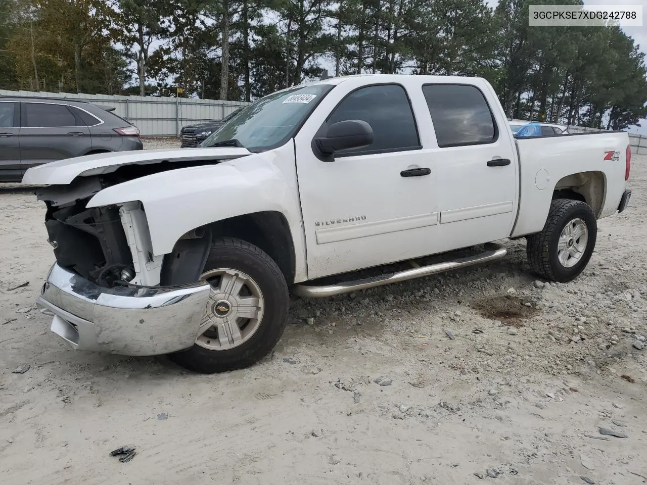 2013 Chevrolet Silverado K1500 Lt VIN: 3GCPKSE7XDG242788 Lot: 80493434