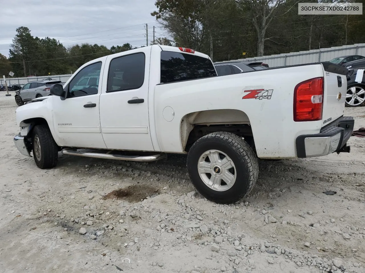 2013 Chevrolet Silverado K1500 Lt VIN: 3GCPKSE7XDG242788 Lot: 80493434