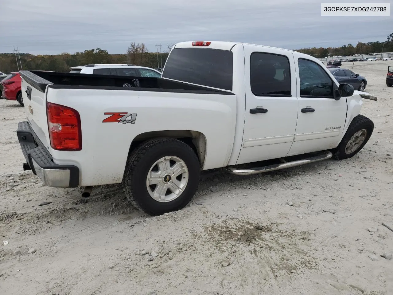 2013 Chevrolet Silverado K1500 Lt VIN: 3GCPKSE7XDG242788 Lot: 80493434