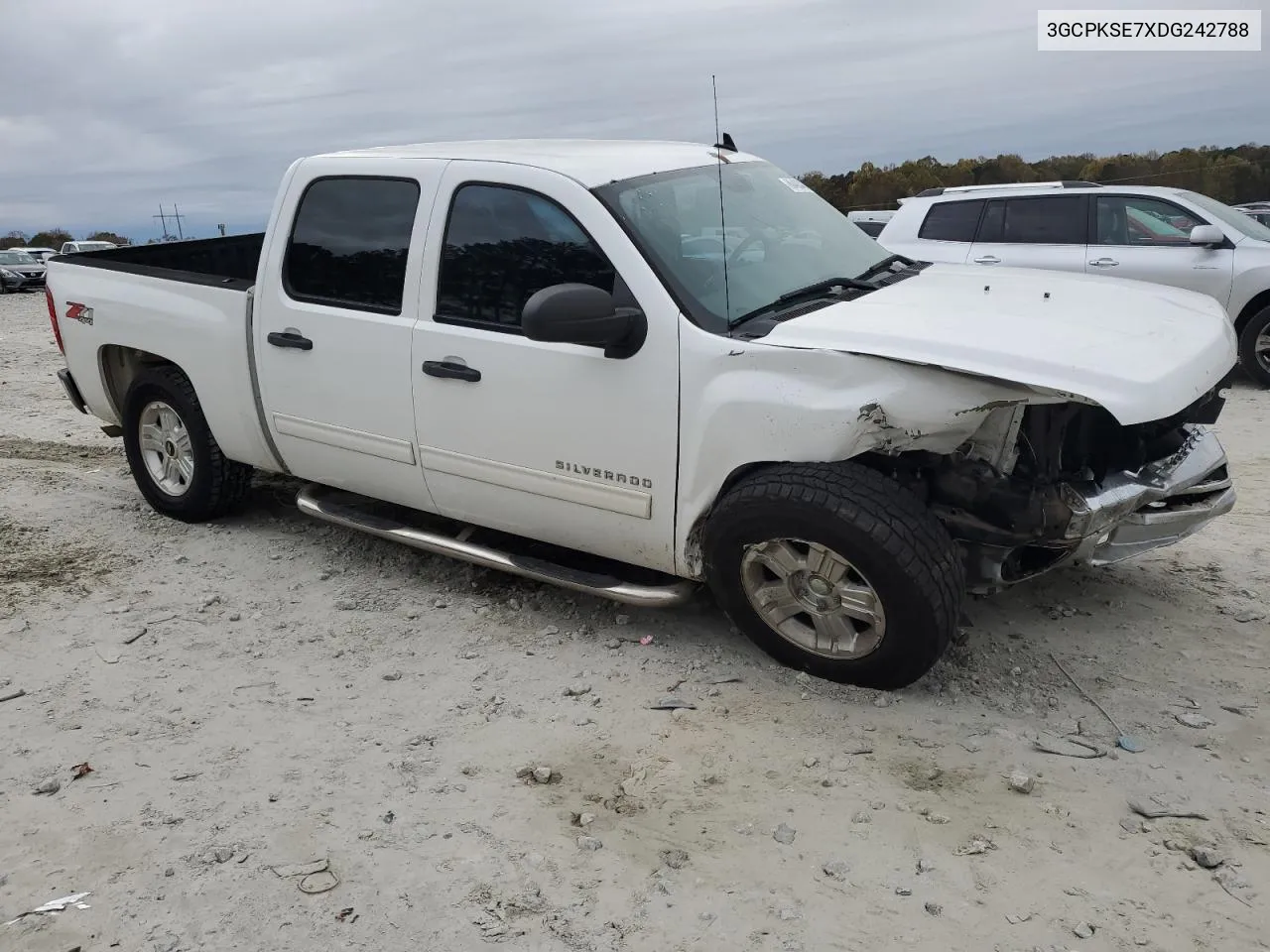 2013 Chevrolet Silverado K1500 Lt VIN: 3GCPKSE7XDG242788 Lot: 80493434