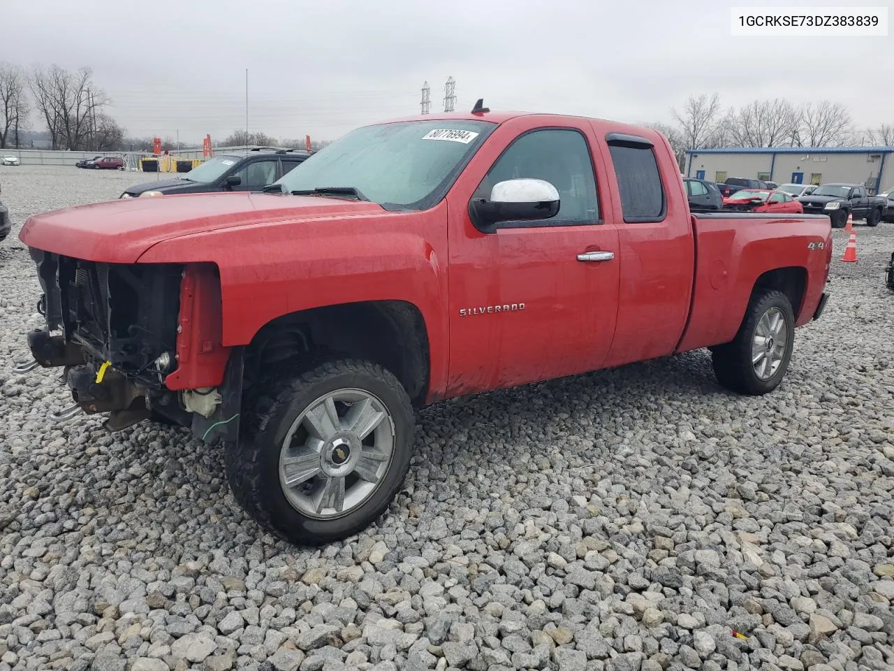 2013 Chevrolet Silverado K1500 Lt VIN: 1GCRKSE73DZ383839 Lot: 80776994