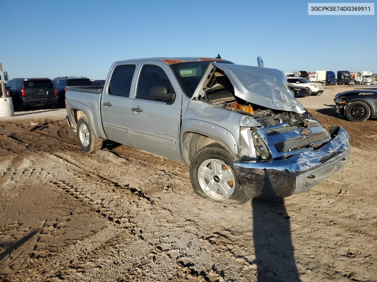 2013 Chevrolet Silverado K1500 Lt VIN: 3GCPKSE74DG369911 Lot: 81169874