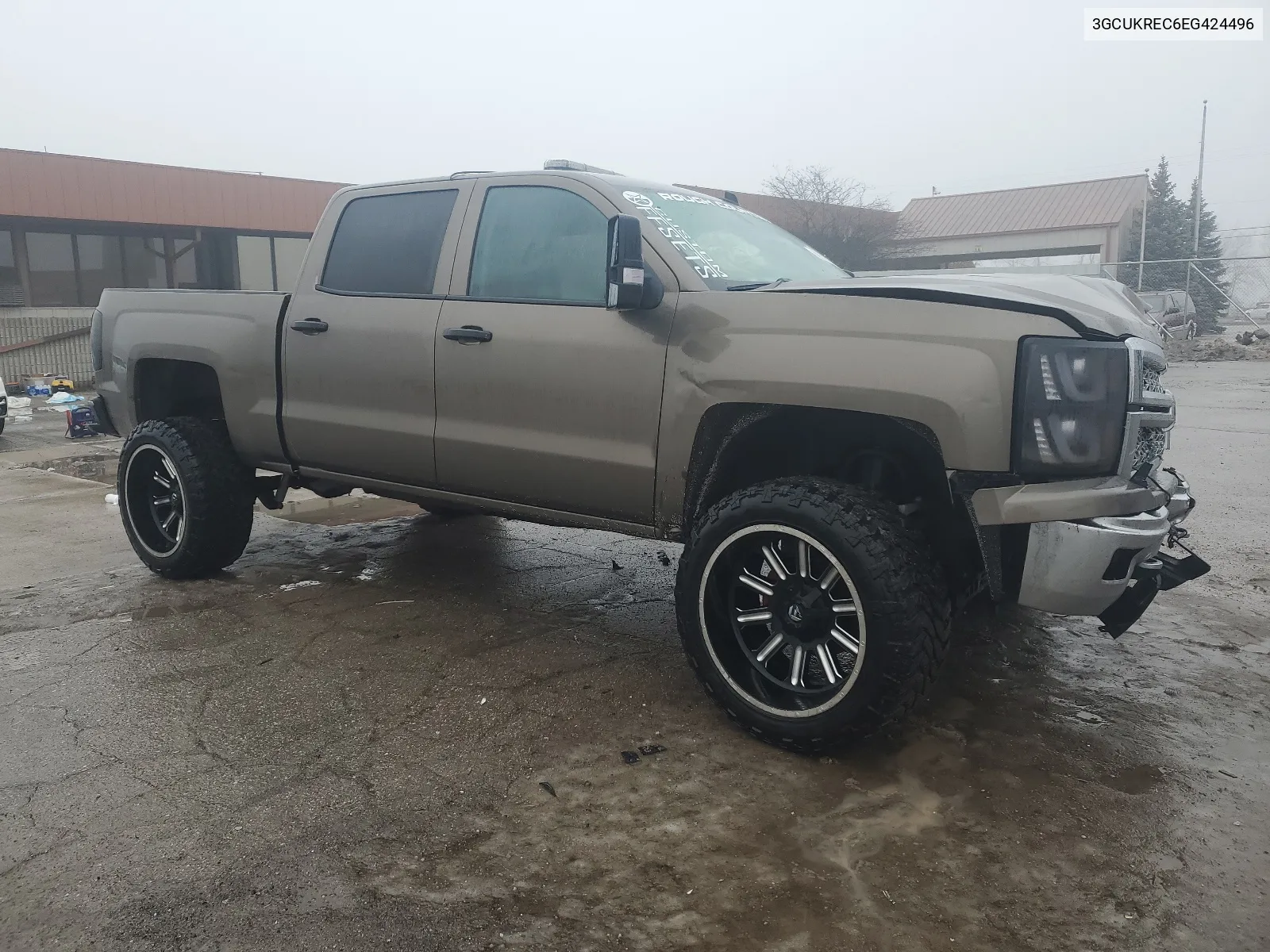 2014 Chevrolet Silverado K1500 Lt VIN: 3GCUKREC6EG424496 Lot: 38778734