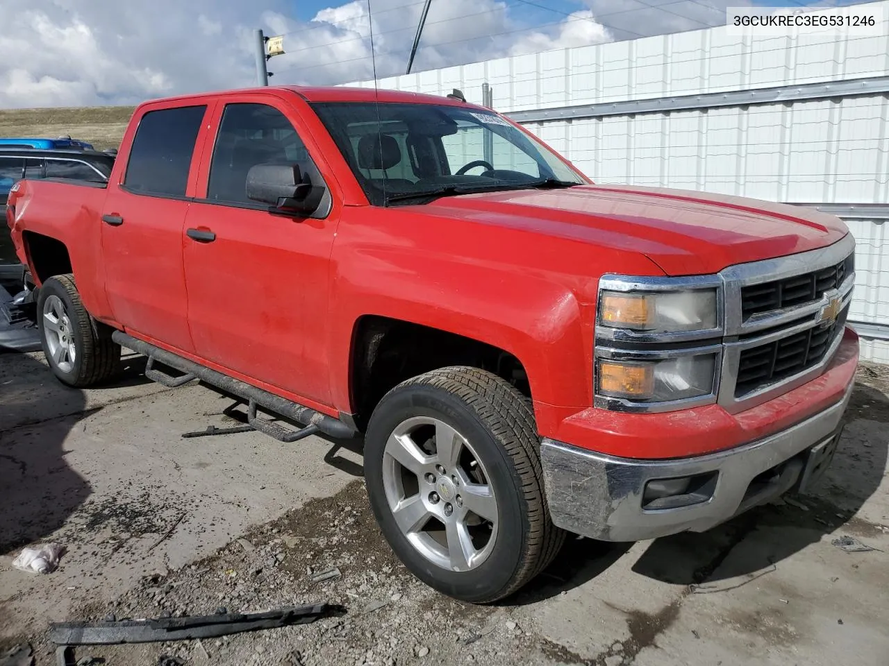 2014 Chevrolet Silverado K1500 Lt VIN: 3GCUKREC3EG531246 Lot: 49231874