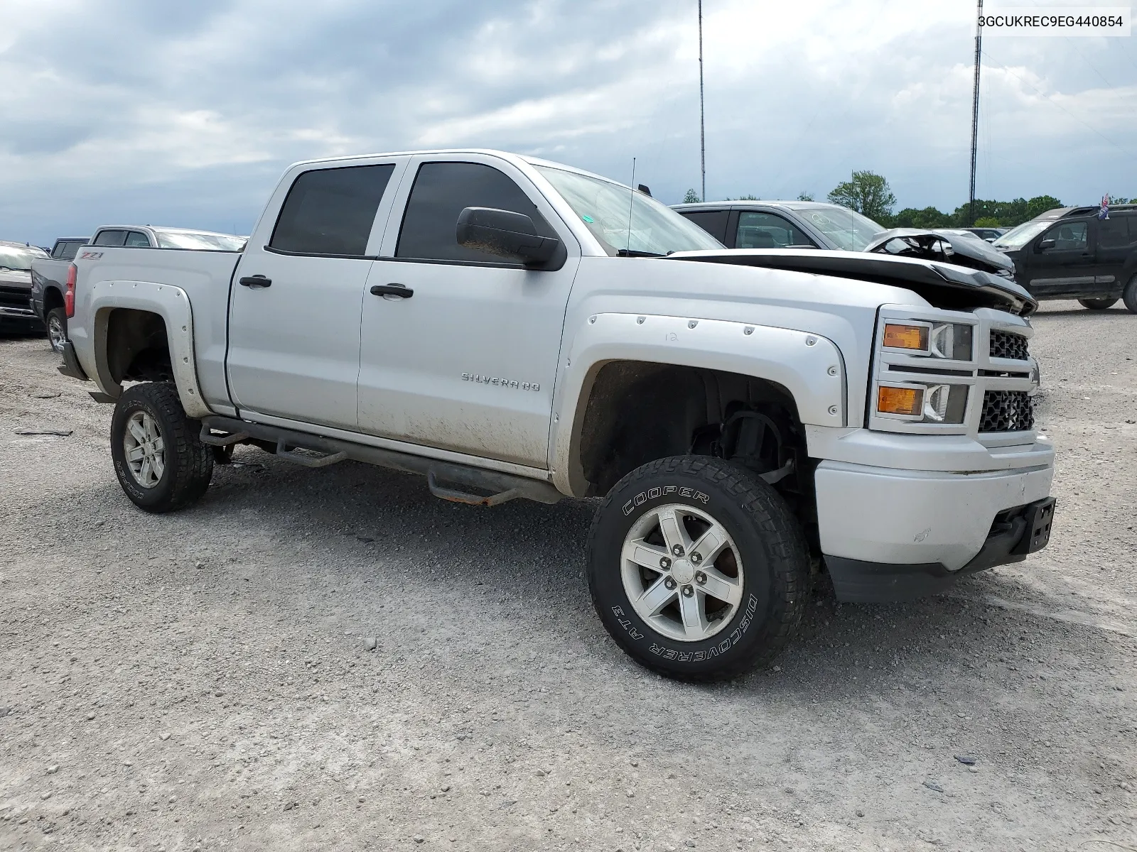 2014 Chevrolet Silverado K1500 Lt VIN: 3GCUKREC9EG440854 Lot: 51938584