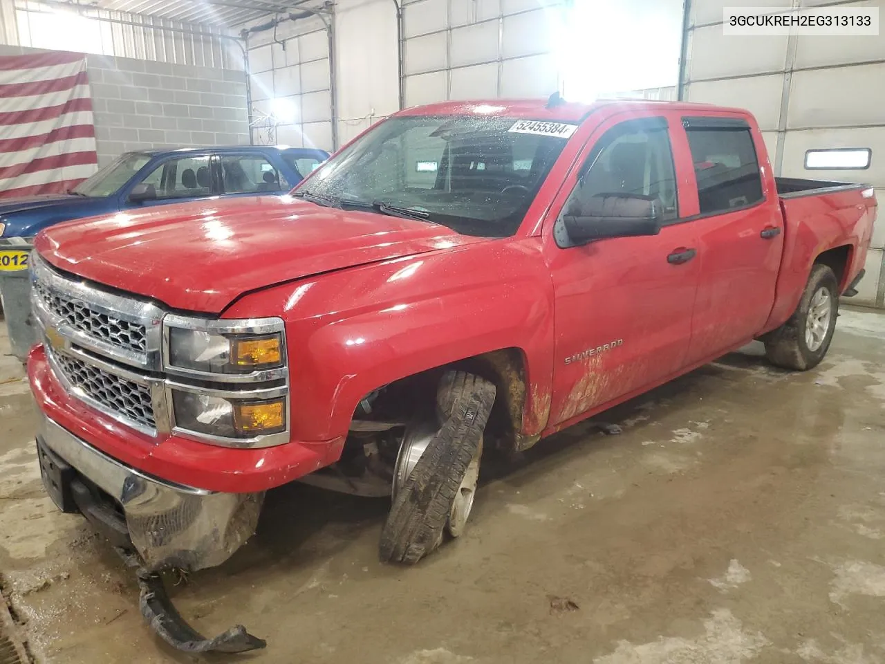 2014 Chevrolet Silverado K1500 Lt VIN: 3GCUKREH2EG313133 Lot: 52455384