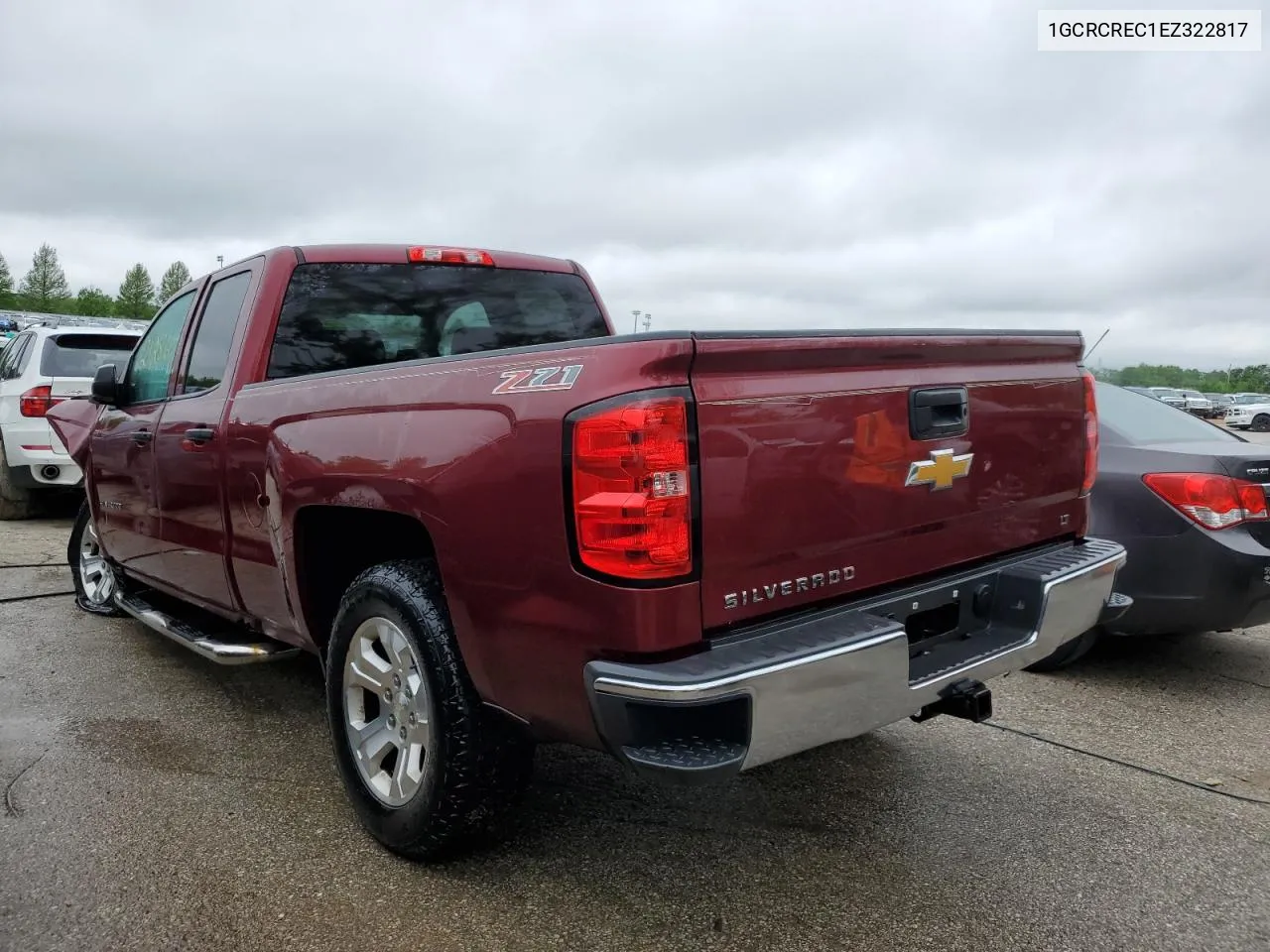 2014 Chevrolet Silverado C1500 Lt VIN: 1GCRCREC1EZ322817 Lot: 52605334