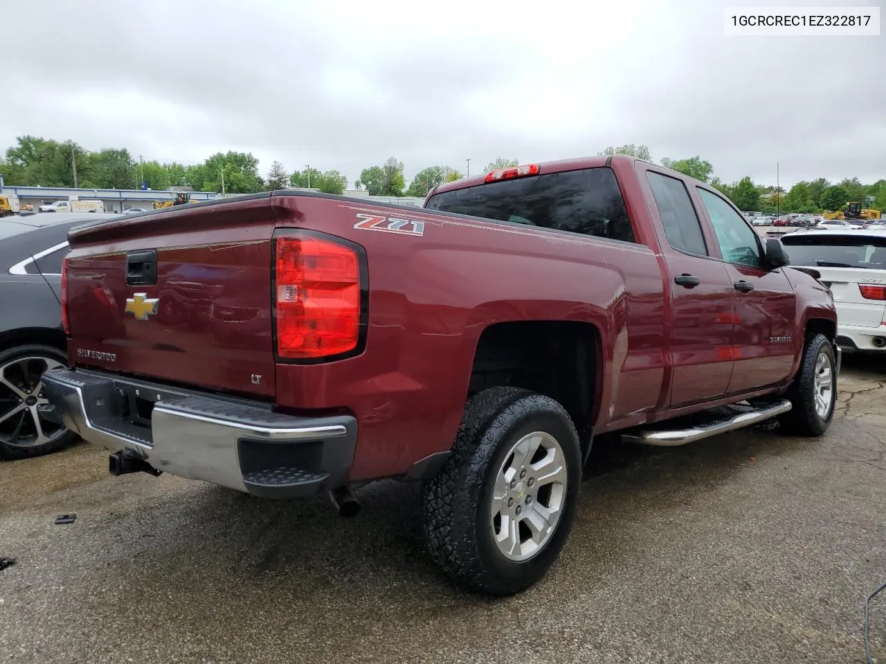 2014 Chevrolet Silverado C1500 Lt VIN: 1GCRCREC1EZ322817 Lot: 52605334