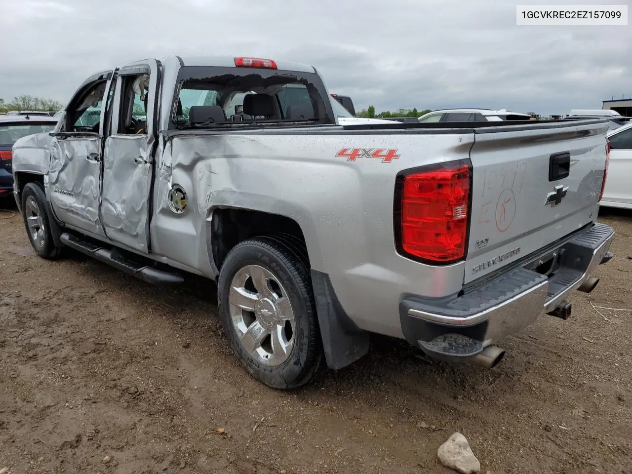 2014 Chevrolet Silverado K1500 Lt VIN: 1GCVKREC2EZ157099 Lot: 53041494