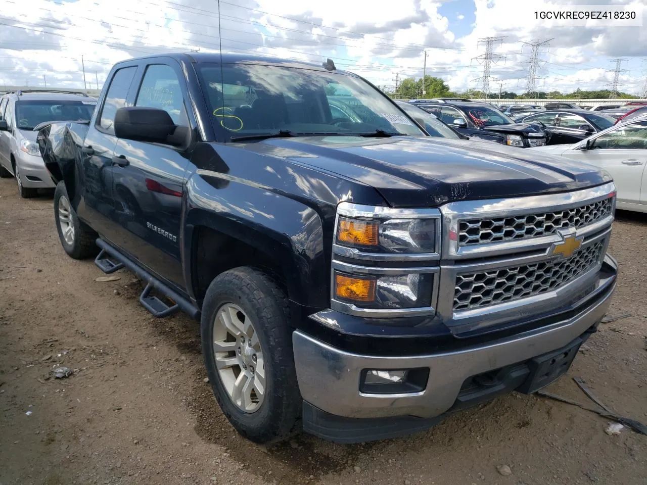 2014 Chevrolet Silverado K1500 Lt VIN: 1GCVKREC9EZ418230 Lot: 54241472