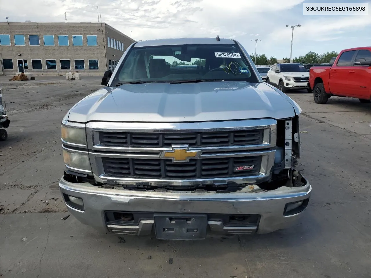 2014 Chevrolet Silverado K1500 Lt VIN: 3GCUKREC6EG166898 Lot: 55328954