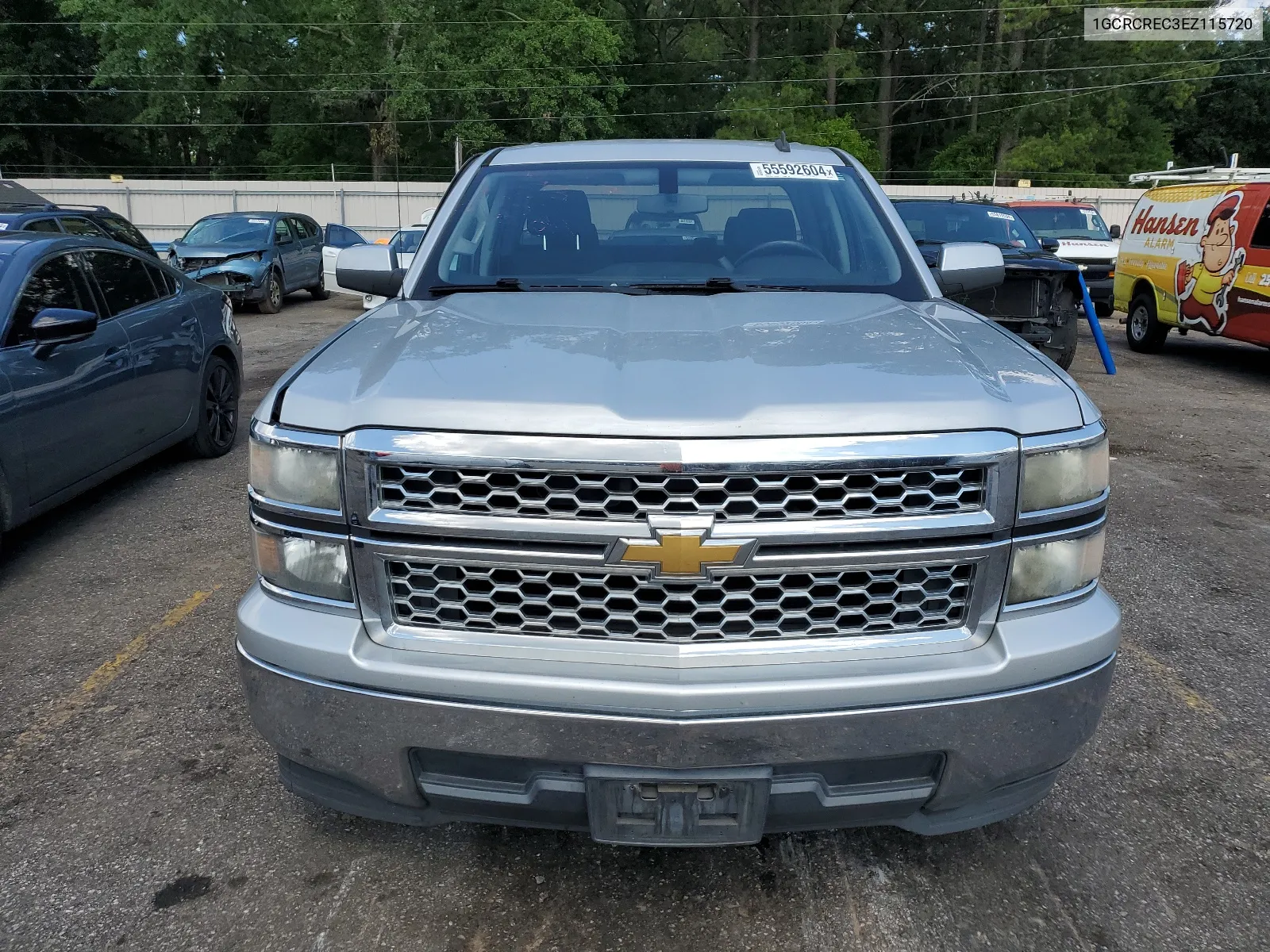 2014 Chevrolet Silverado C1500 Lt VIN: 1GCRCREC3EZ115720 Lot: 55592604