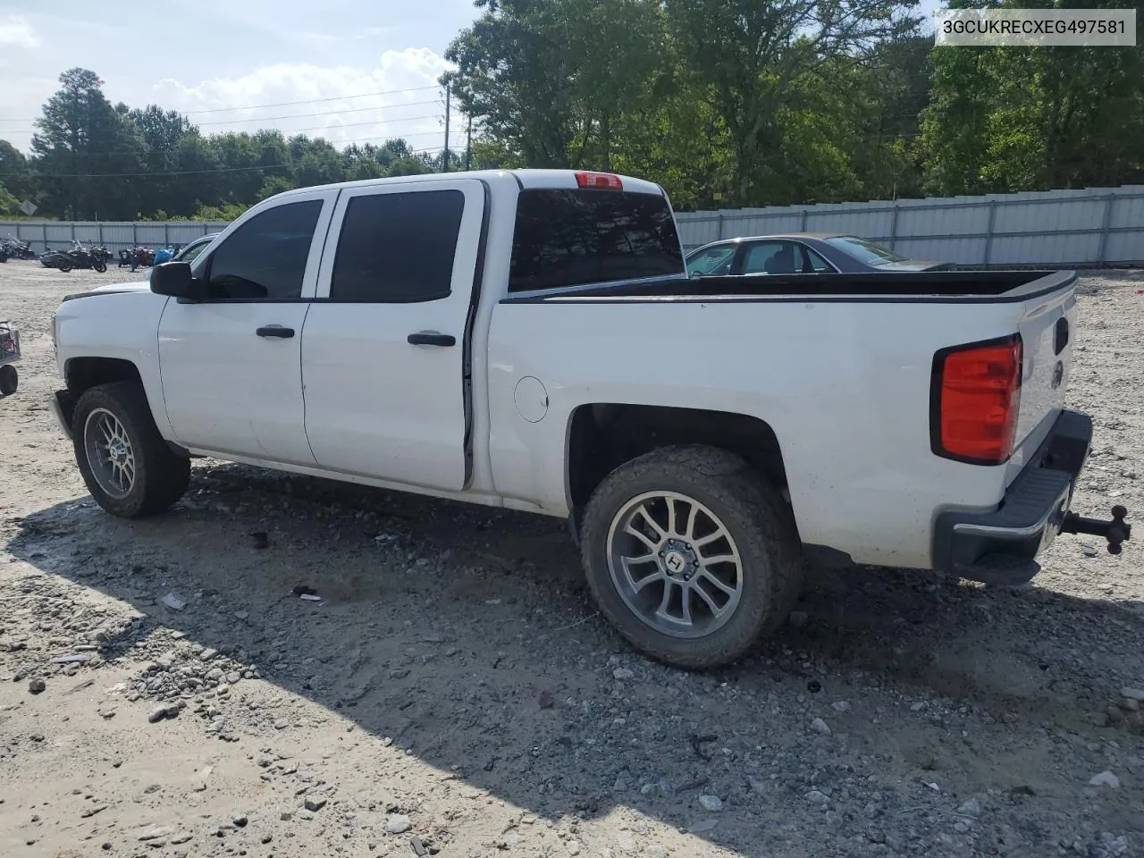 2014 Chevrolet Silverado K1500 Lt VIN: 3GCUKRECXEG497581 Lot: 56455054