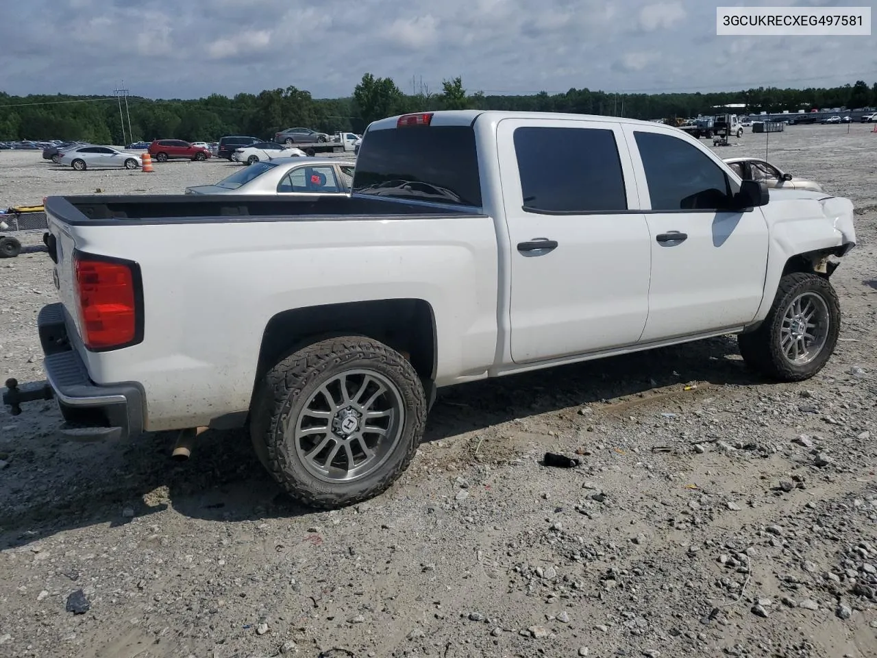 2014 Chevrolet Silverado K1500 Lt VIN: 3GCUKRECXEG497581 Lot: 56455054