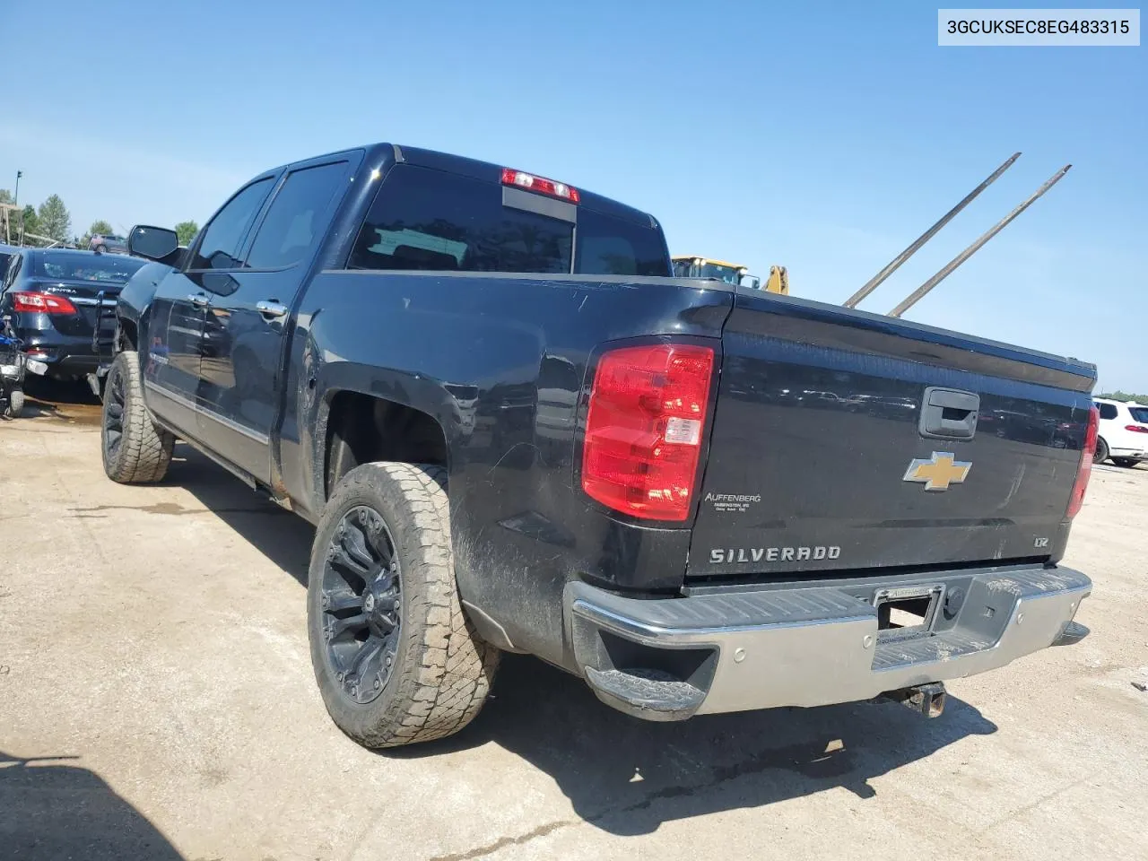 2014 Chevrolet Silverado K1500 Ltz VIN: 3GCUKSEC8EG483315 Lot: 57204884