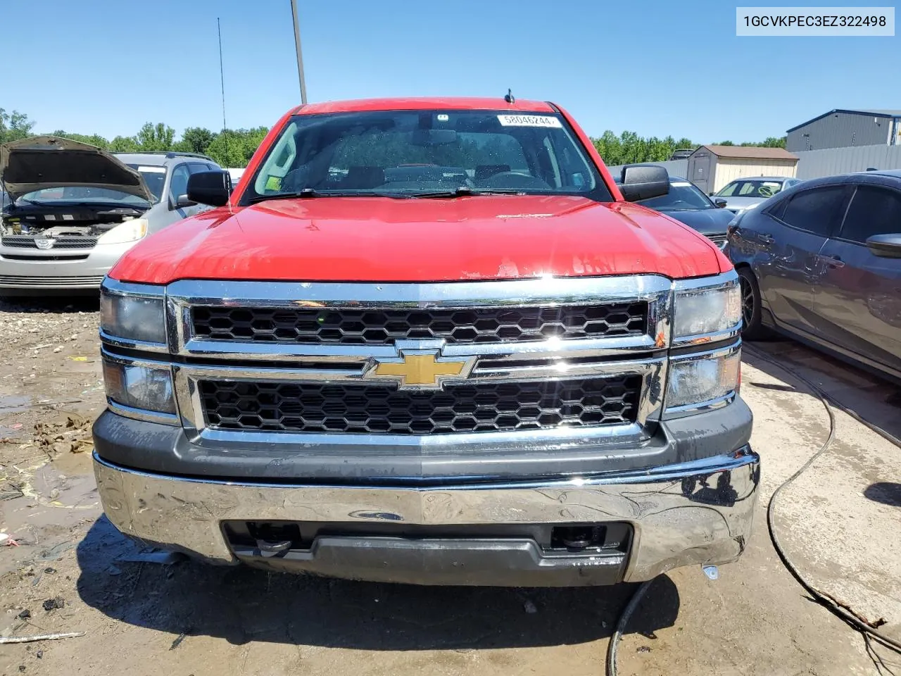 2014 Chevrolet Silverado K1500 VIN: 1GCVKPEC3EZ322498 Lot: 58046244