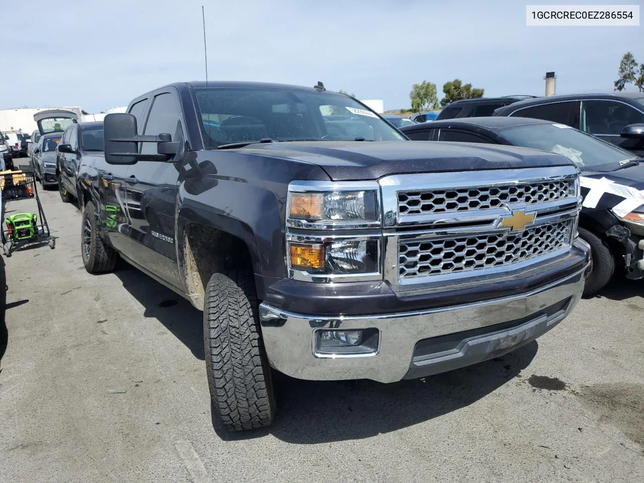 2014 Chevrolet Silverado C1500 Lt VIN: 1GCRCREC0EZ286554 Lot: 58296444