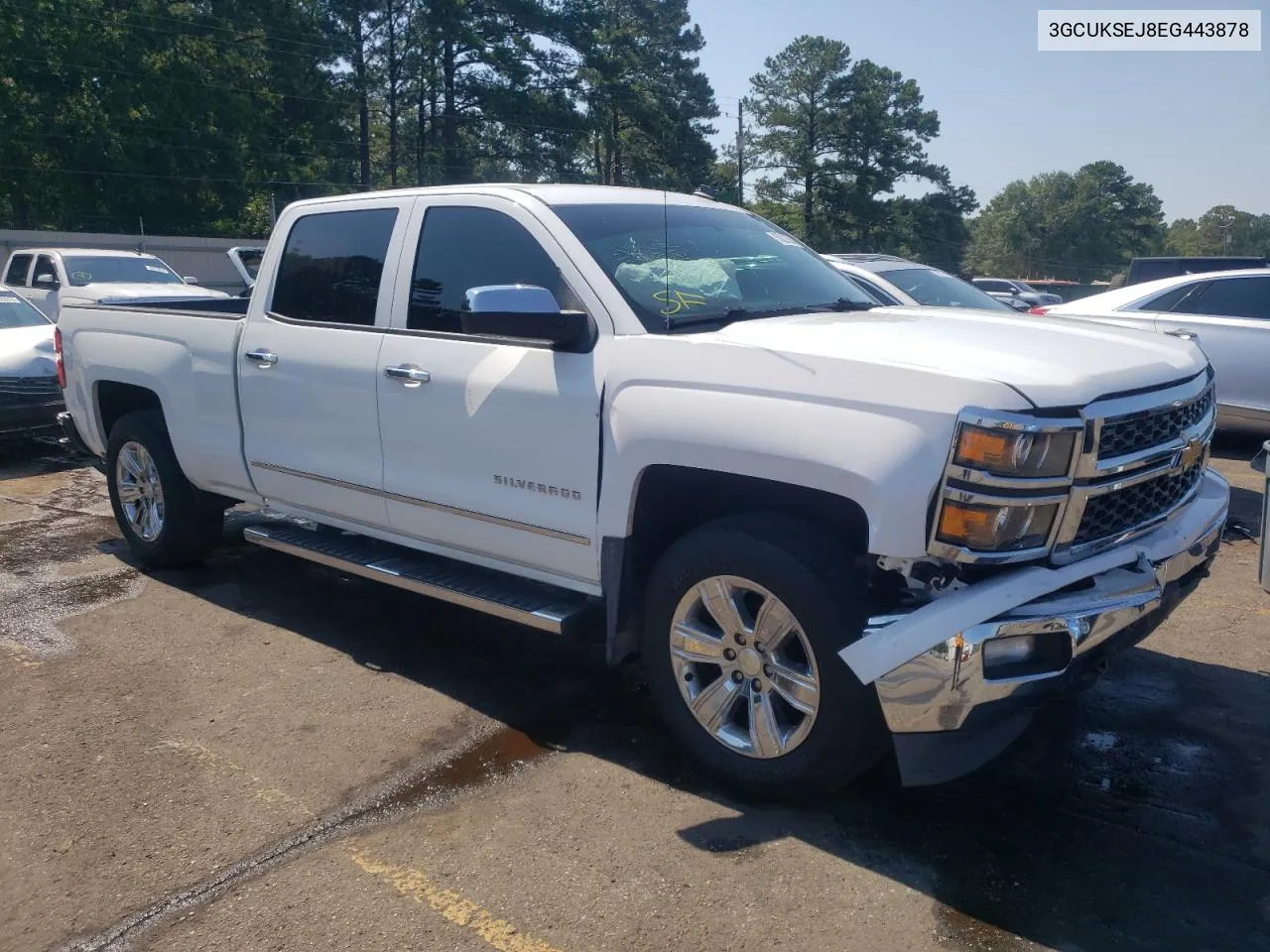 2014 Chevrolet Silverado K1500 Ltz VIN: 3GCUKSEJ8EG443878 Lot: 58623584