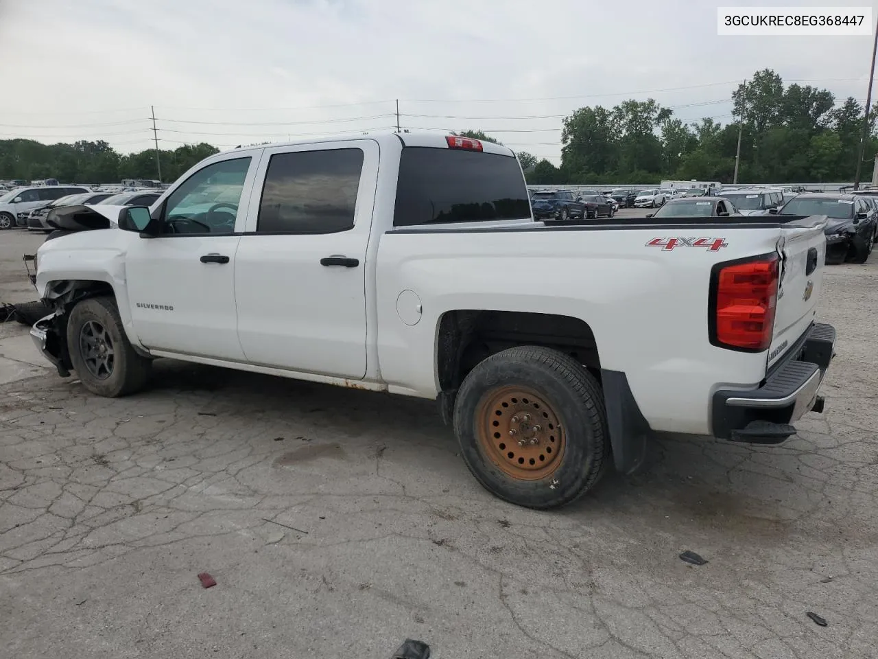 2014 Chevrolet Silverado K1500 Lt VIN: 3GCUKREC8EG368447 Lot: 58818584