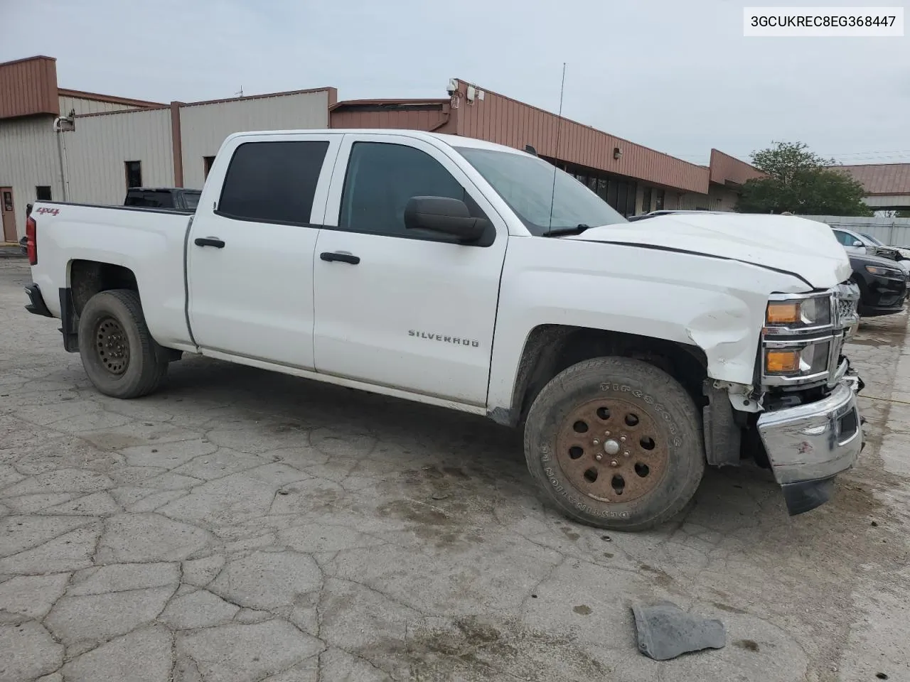 2014 Chevrolet Silverado K1500 Lt VIN: 3GCUKREC8EG368447 Lot: 58818584