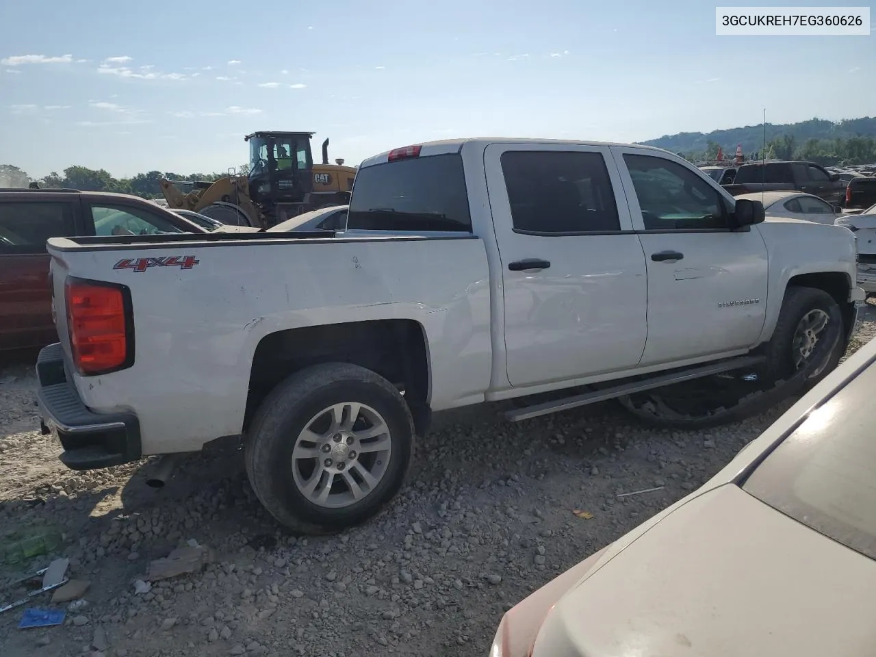 2014 Chevrolet Silverado K1500 Lt VIN: 3GCUKREH7EG360626 Lot: 58935784