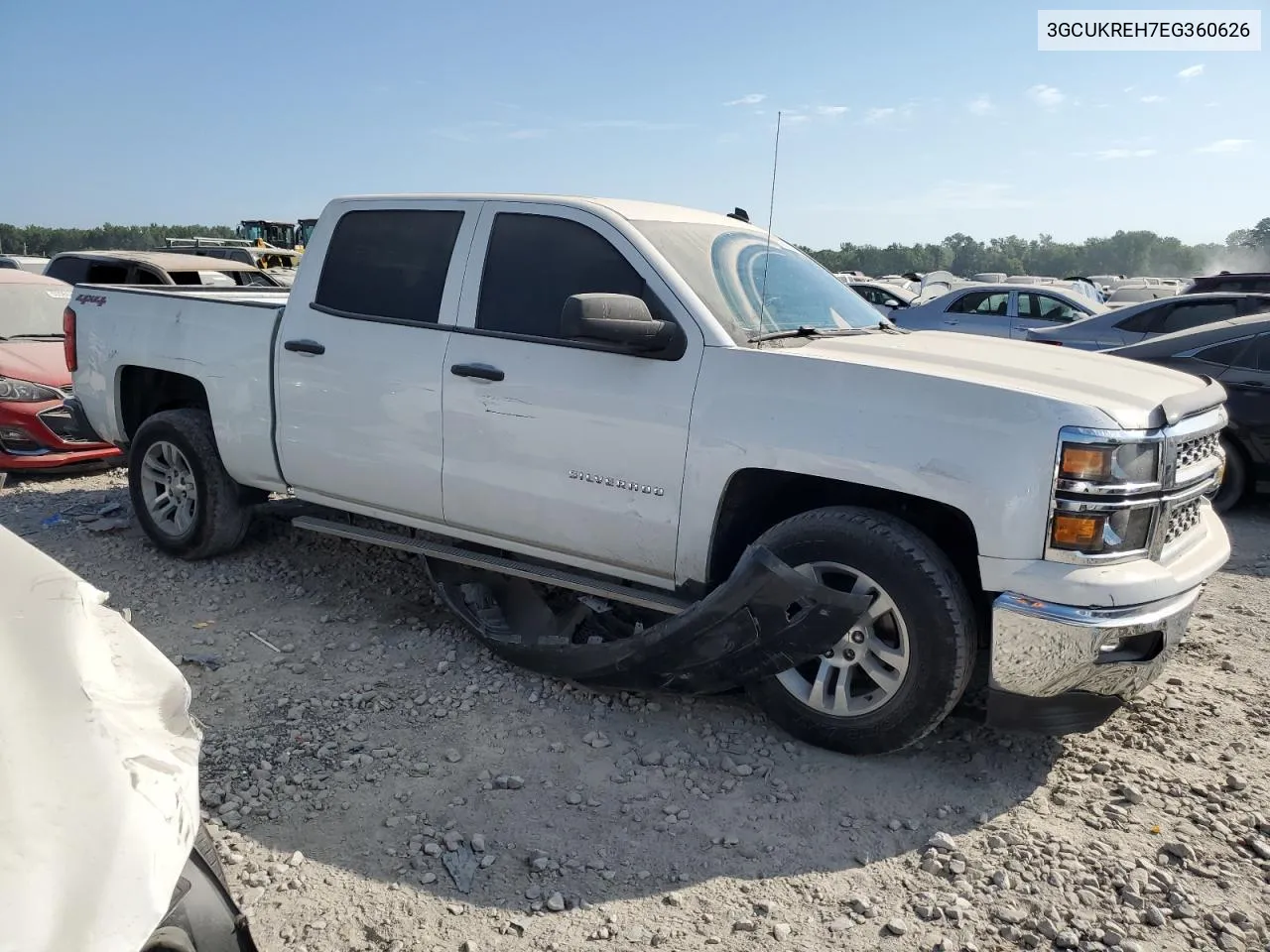 2014 Chevrolet Silverado K1500 Lt VIN: 3GCUKREH7EG360626 Lot: 58935784