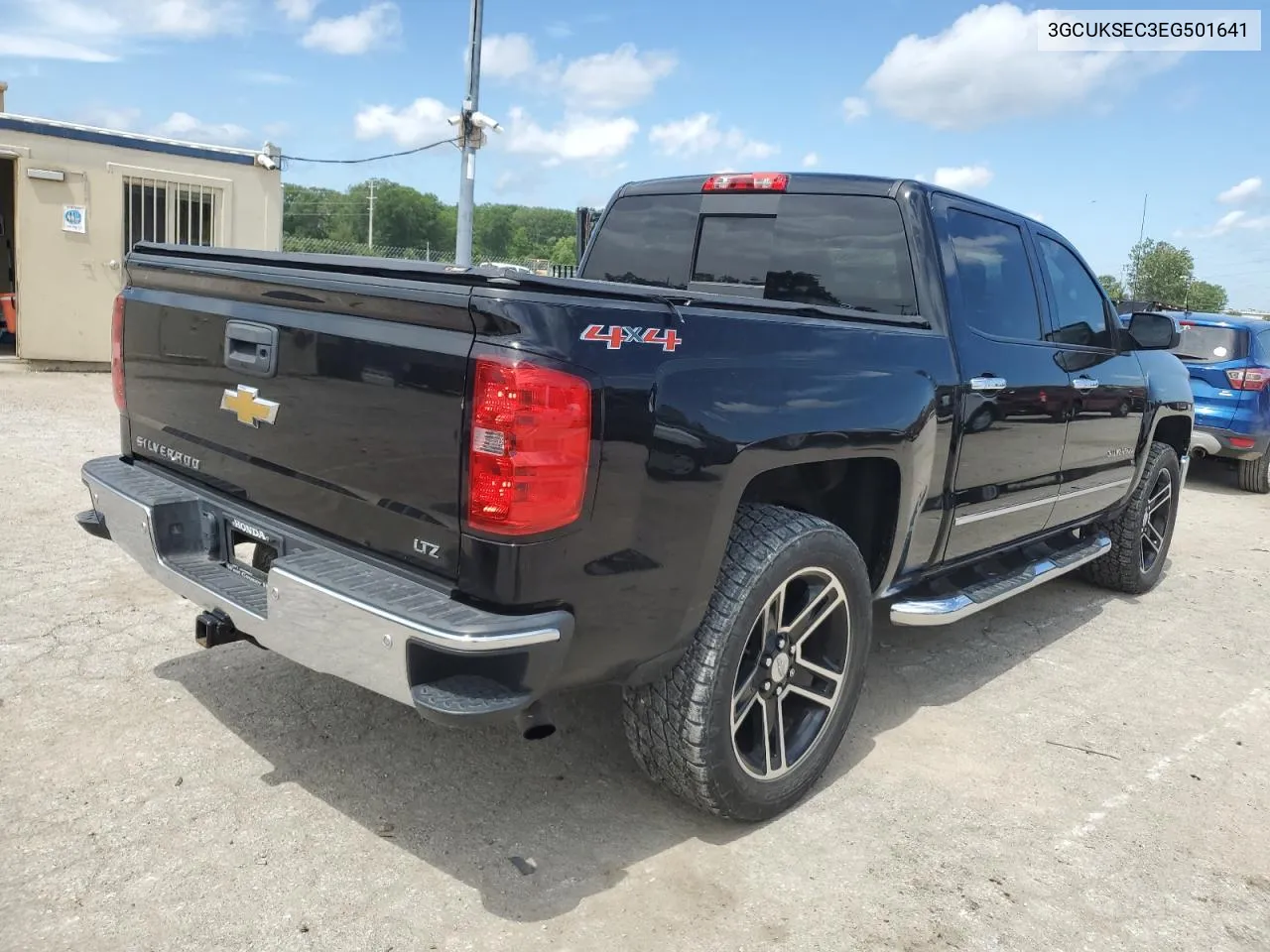 2014 Chevrolet Silverado K1500 Ltz VIN: 3GCUKSEC3EG501641 Lot: 58988654