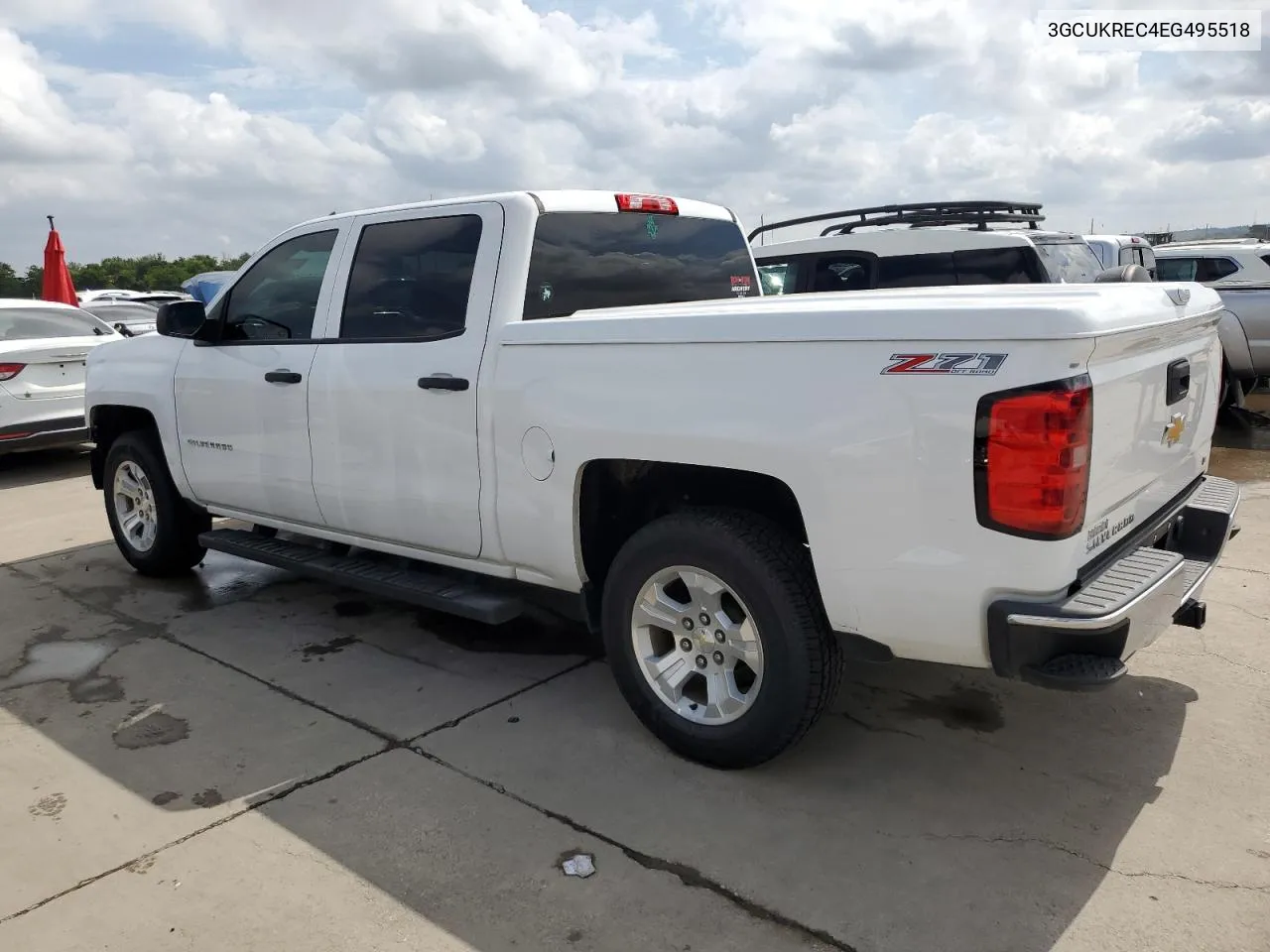 2014 Chevrolet Silverado K1500 Lt VIN: 3GCUKREC4EG495518 Lot: 59354784