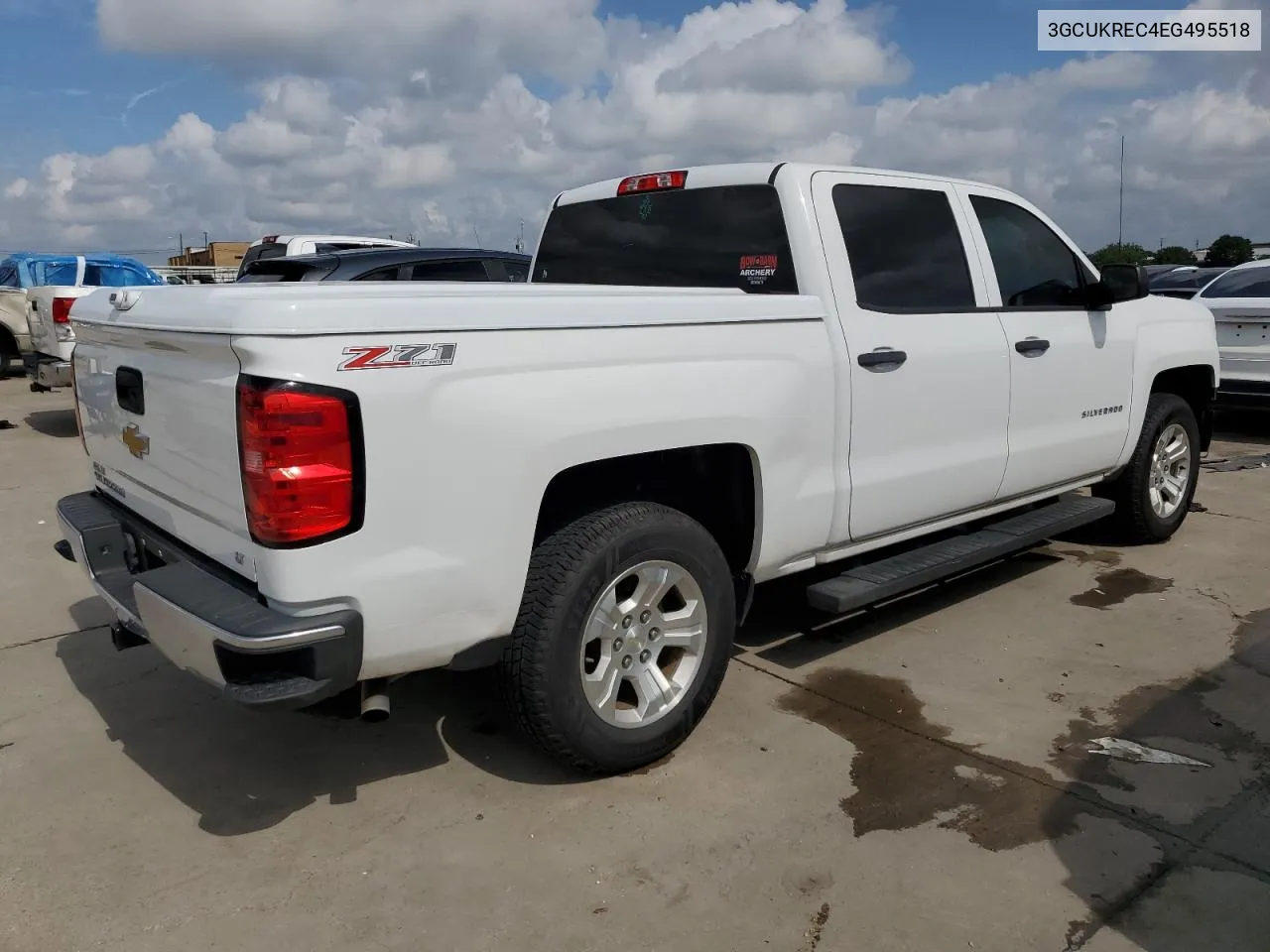 2014 Chevrolet Silverado K1500 Lt VIN: 3GCUKREC4EG495518 Lot: 59354784