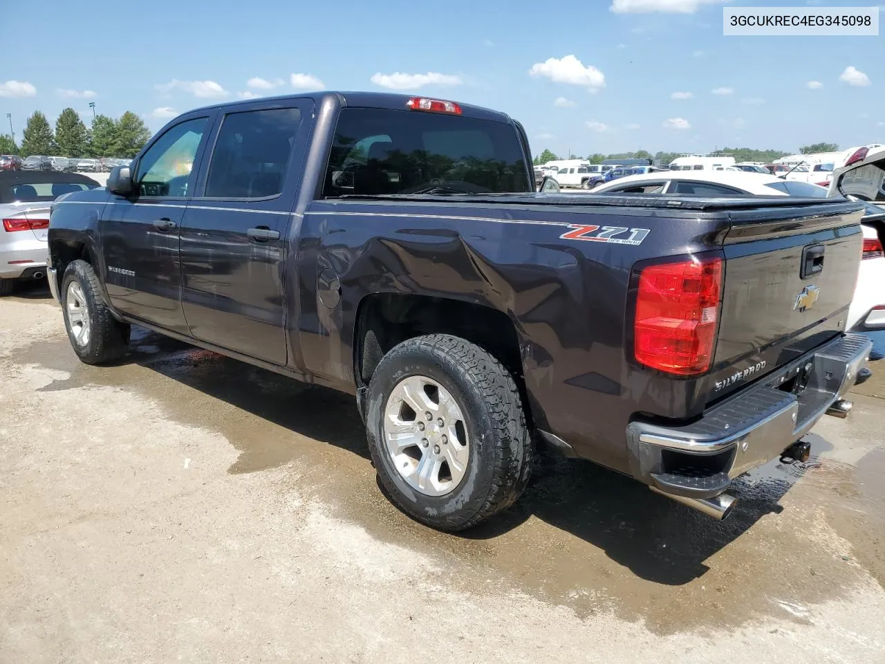 2014 Chevrolet Silverado K1500 Lt VIN: 3GCUKREC4EG345098 Lot: 59473074