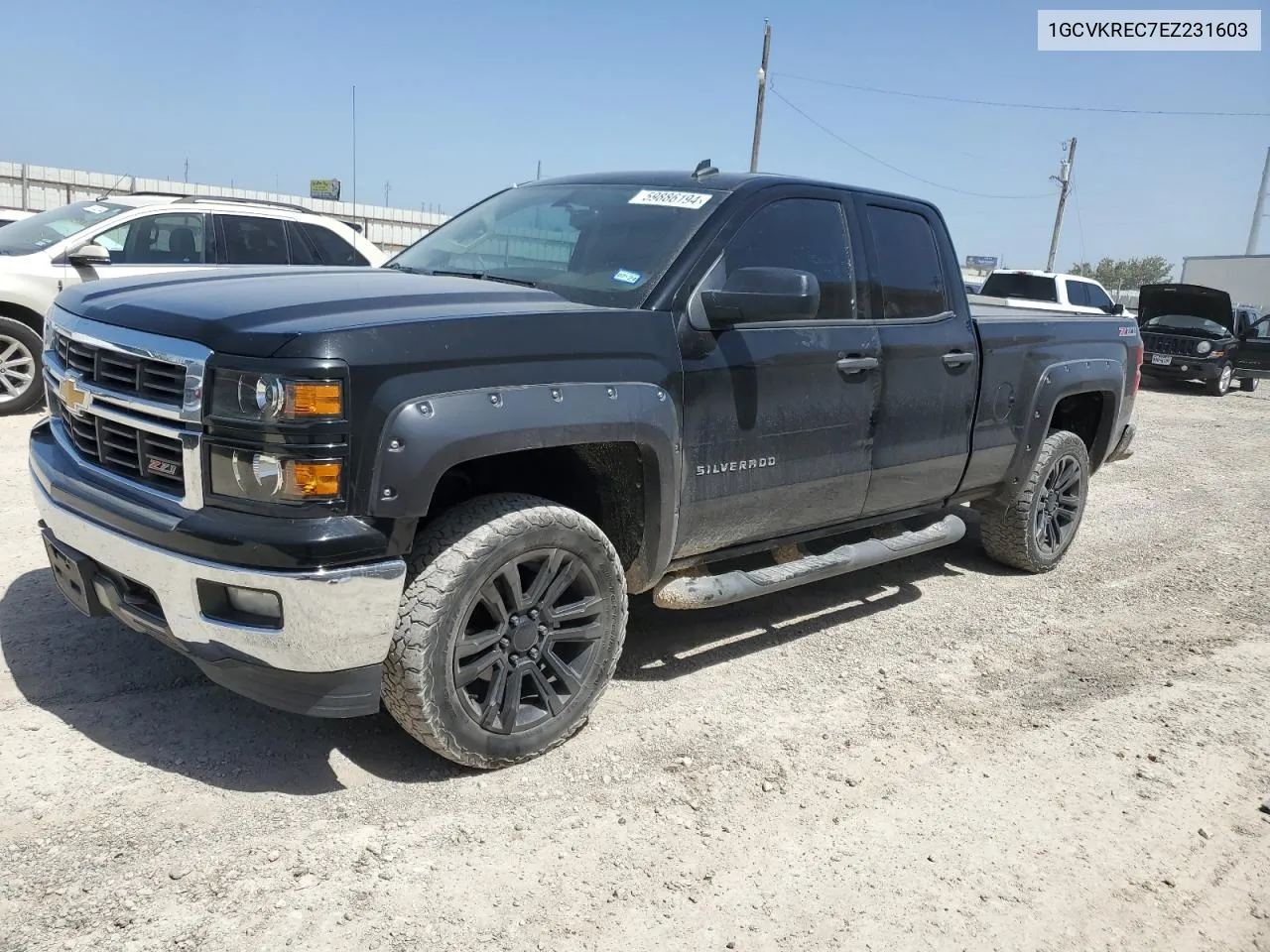 2014 Chevrolet Silverado K1500 Lt VIN: 1GCVKREC7EZ231603 Lot: 59886194