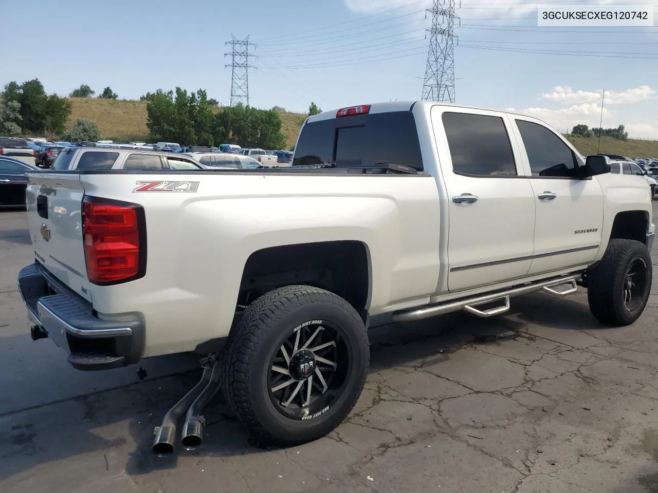 2014 Chevrolet Silverado K1500 Ltz VIN: 3GCUKSECXEG120742 Lot: 60897264