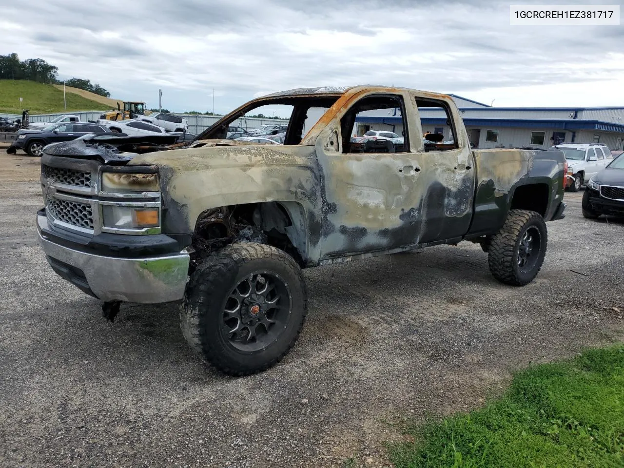 2014 Chevrolet Silverado C1500 Lt VIN: 1GCRCREH1EZ381717 Lot: 60924534