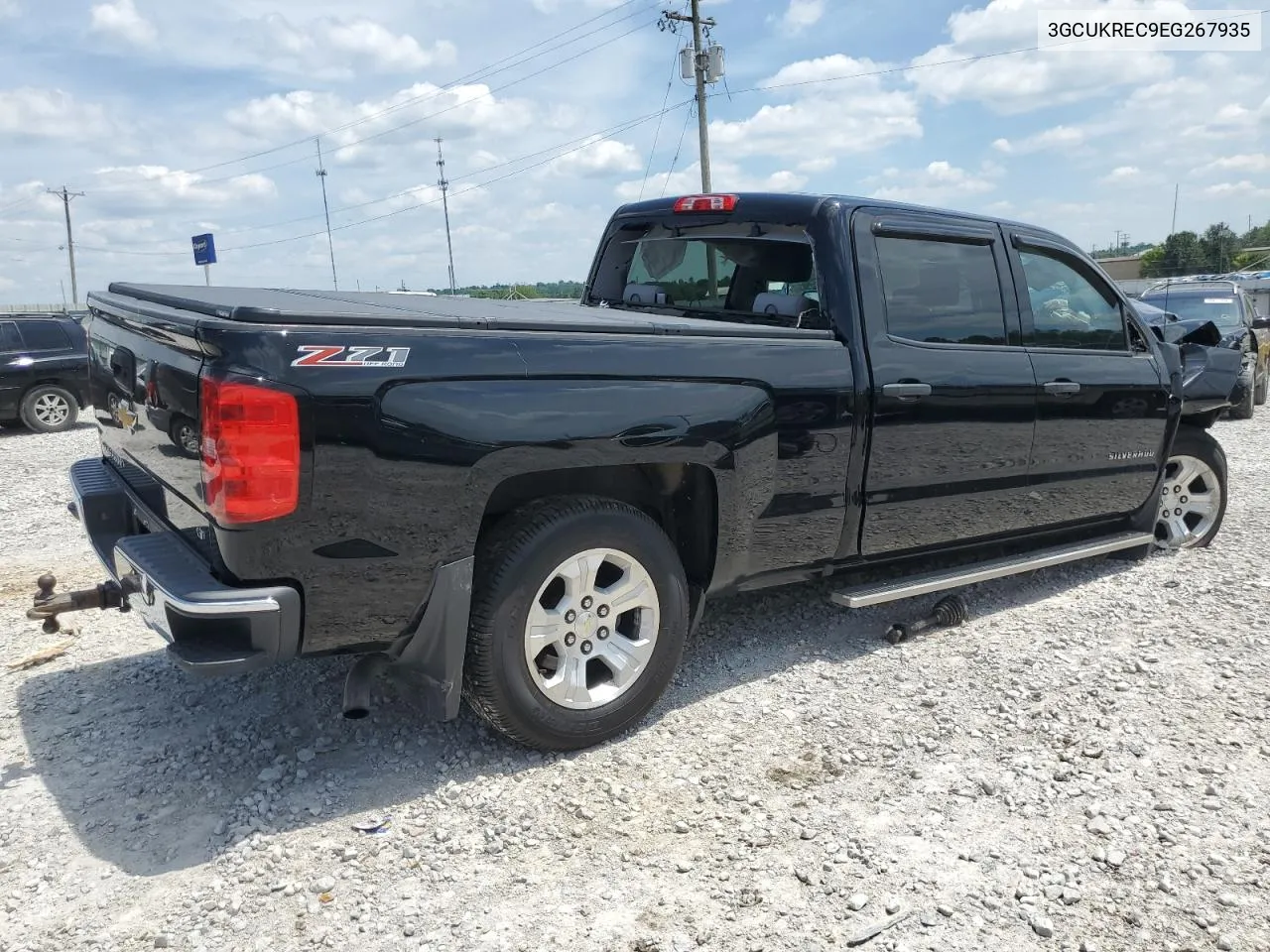 2014 Chevrolet Silverado K1500 Lt VIN: 3GCUKREC9EG267935 Lot: 61236304