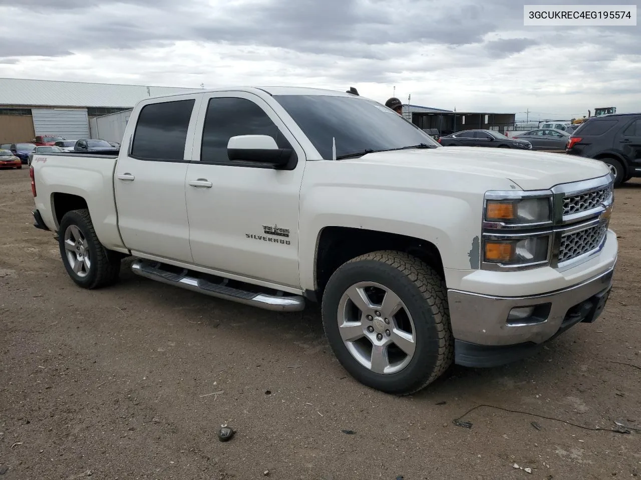 2014 Chevrolet Silverado K1500 Lt VIN: 3GCUKREC4EG195574 Lot: 61347844