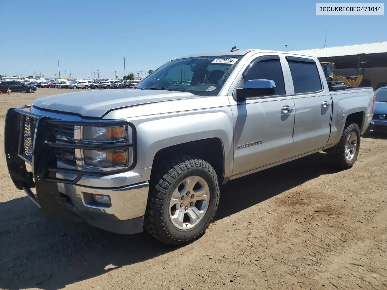 2014 Chevrolet Silverado K1500 Lt VIN: 3GCUKREC8EG471044 Lot: 61479904