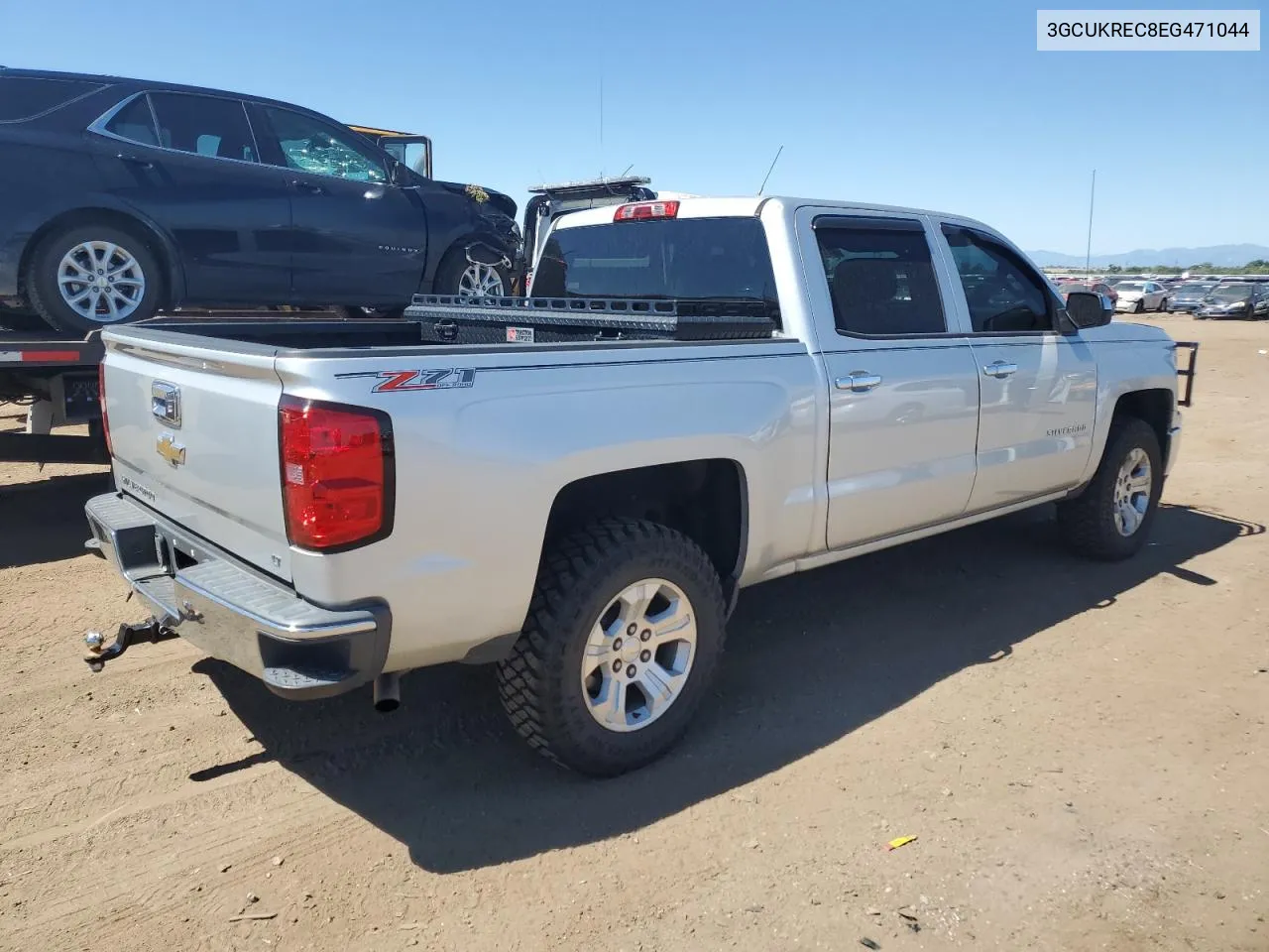 2014 Chevrolet Silverado K1500 Lt VIN: 3GCUKREC8EG471044 Lot: 61479904