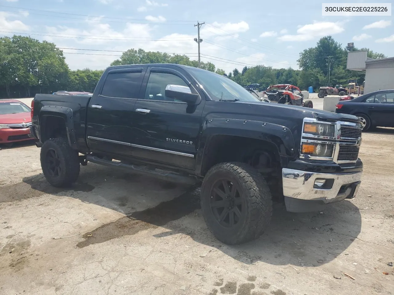 2014 Chevrolet Silverado K1500 Ltz VIN: 3GCUKSEC2EG225226 Lot: 61484934