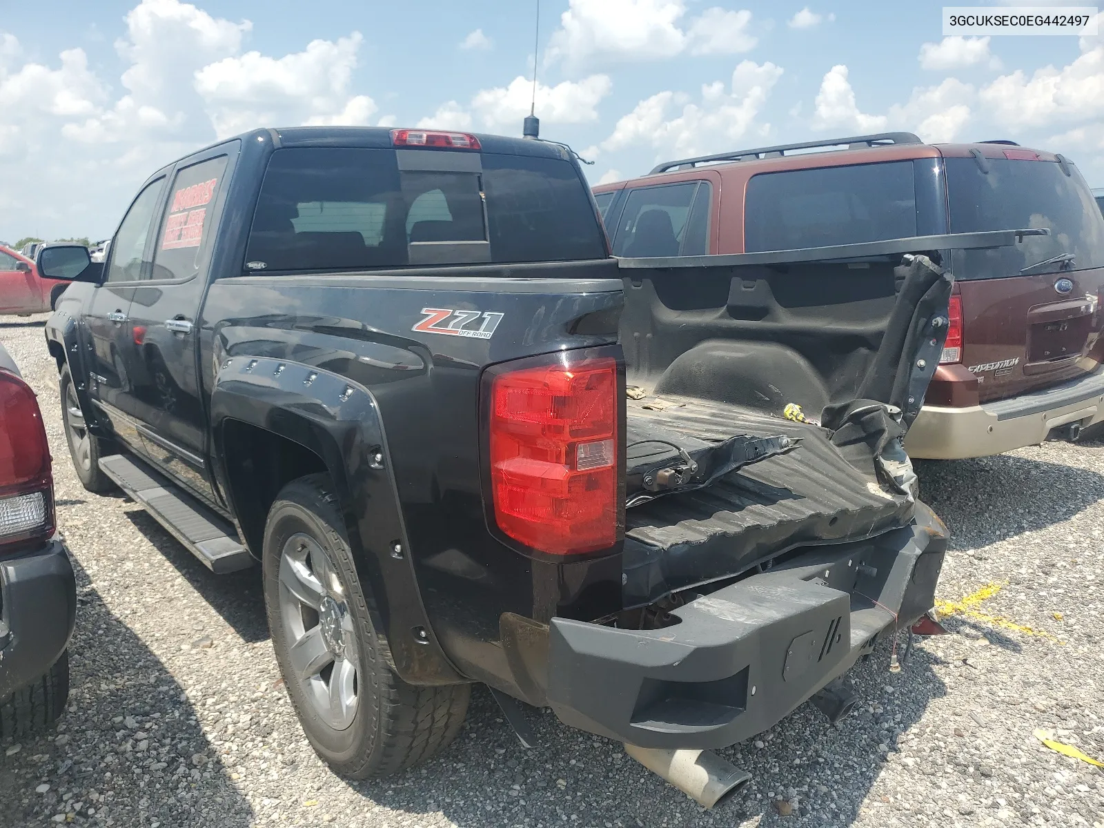 2014 Chevrolet Silverado K1500 Ltz VIN: 3GCUKSEC0EG442497 Lot: 61625844