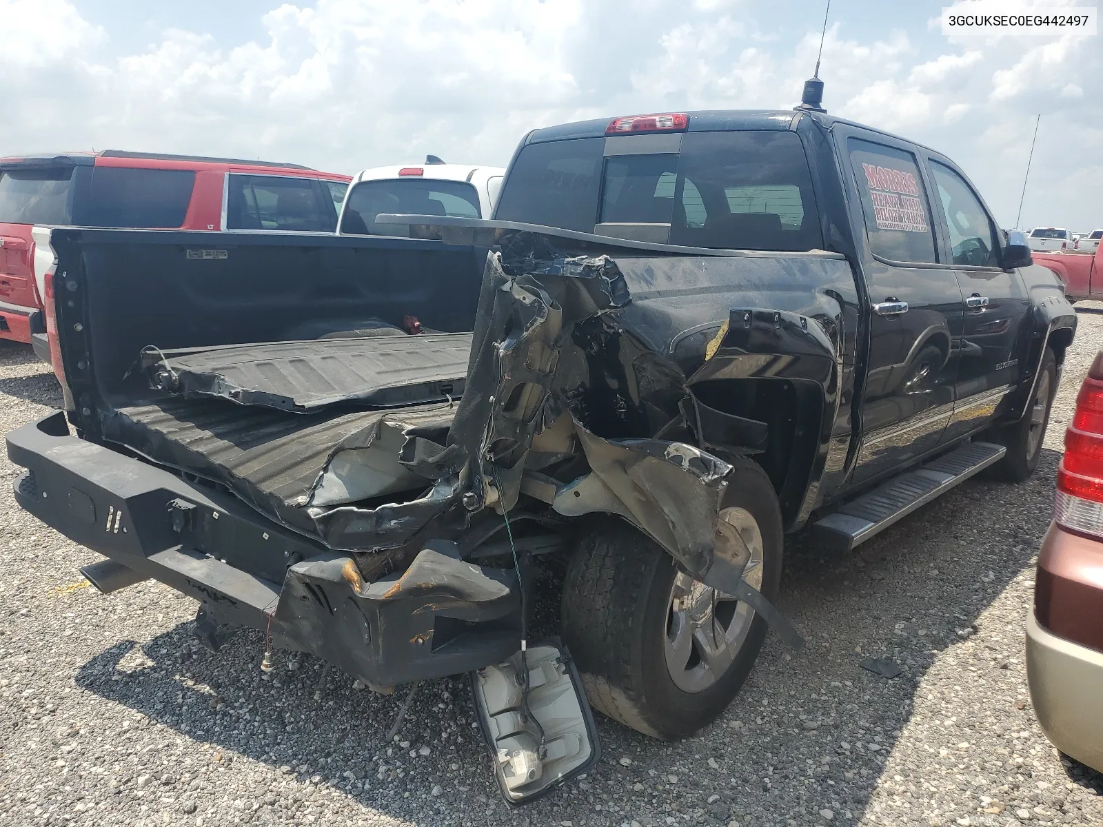 2014 Chevrolet Silverado K1500 Ltz VIN: 3GCUKSEC0EG442497 Lot: 61625844