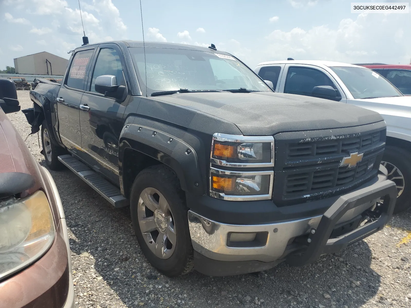 2014 Chevrolet Silverado K1500 Ltz VIN: 3GCUKSEC0EG442497 Lot: 61625844